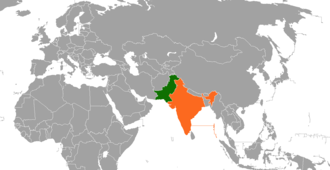India Pakistan Map Relations