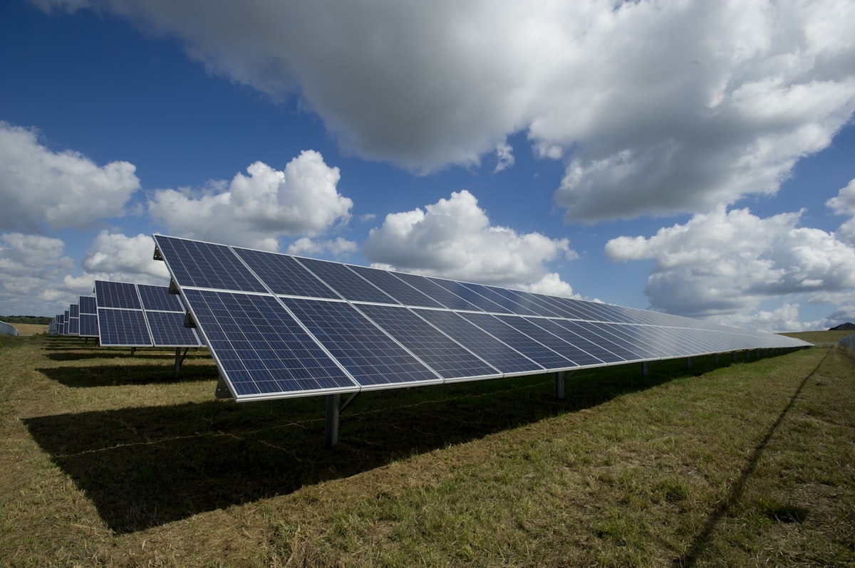 Solar panels green energy UP