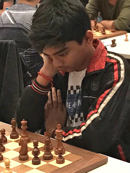 D Gukesh chess player