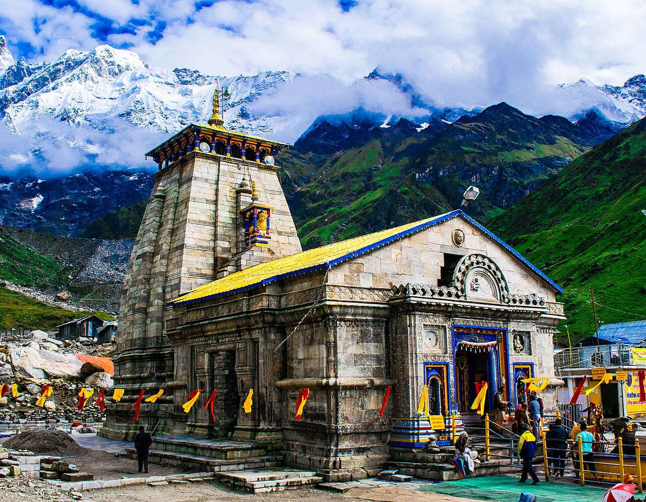 Kedarnath Temple monsoon