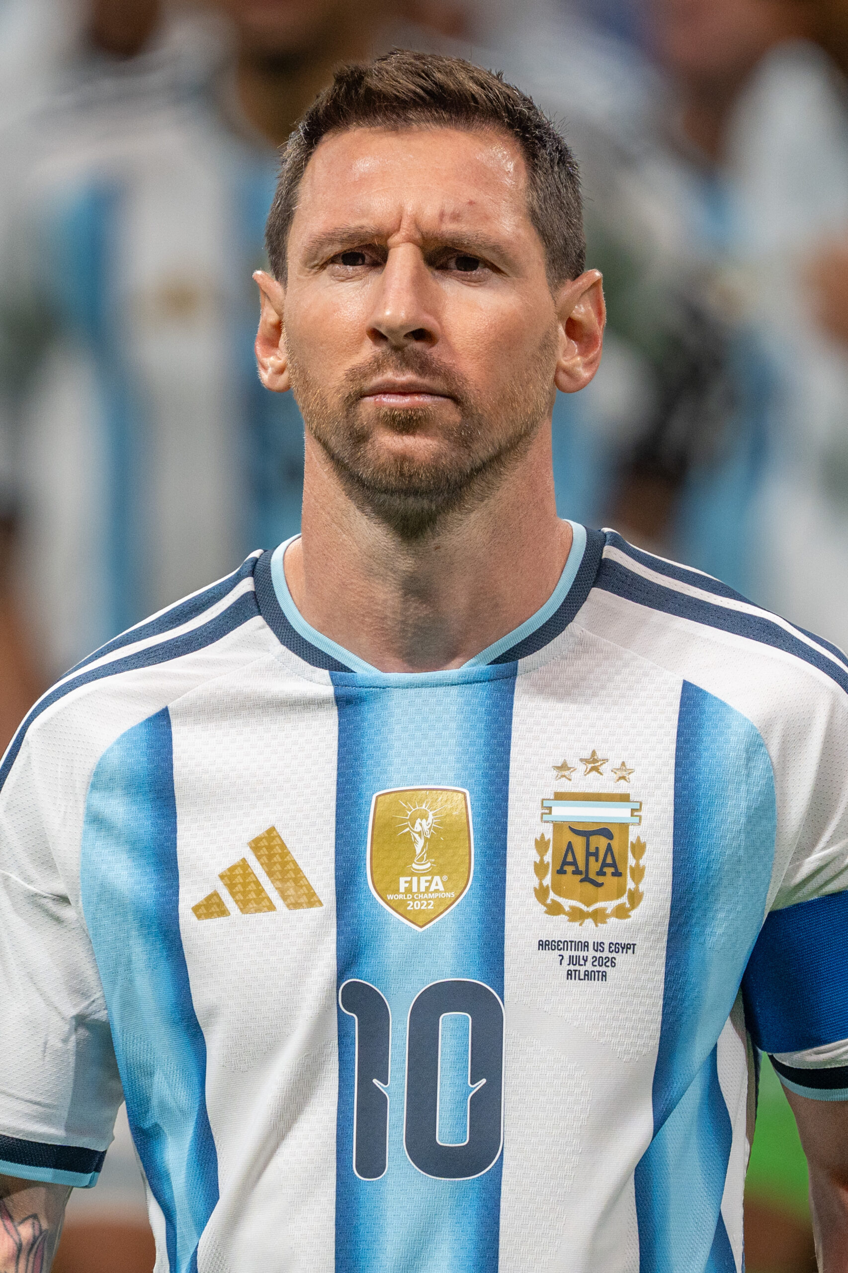 Lionel Messi playing for Argentina 2026 World Cup